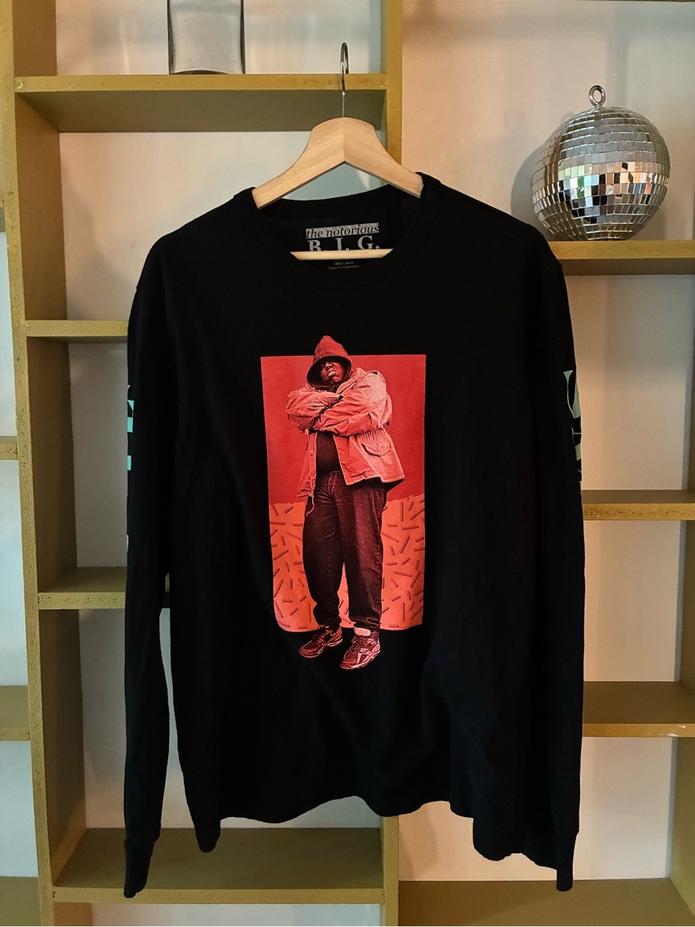Biggie Long-Sleeve Graphic Tee Large